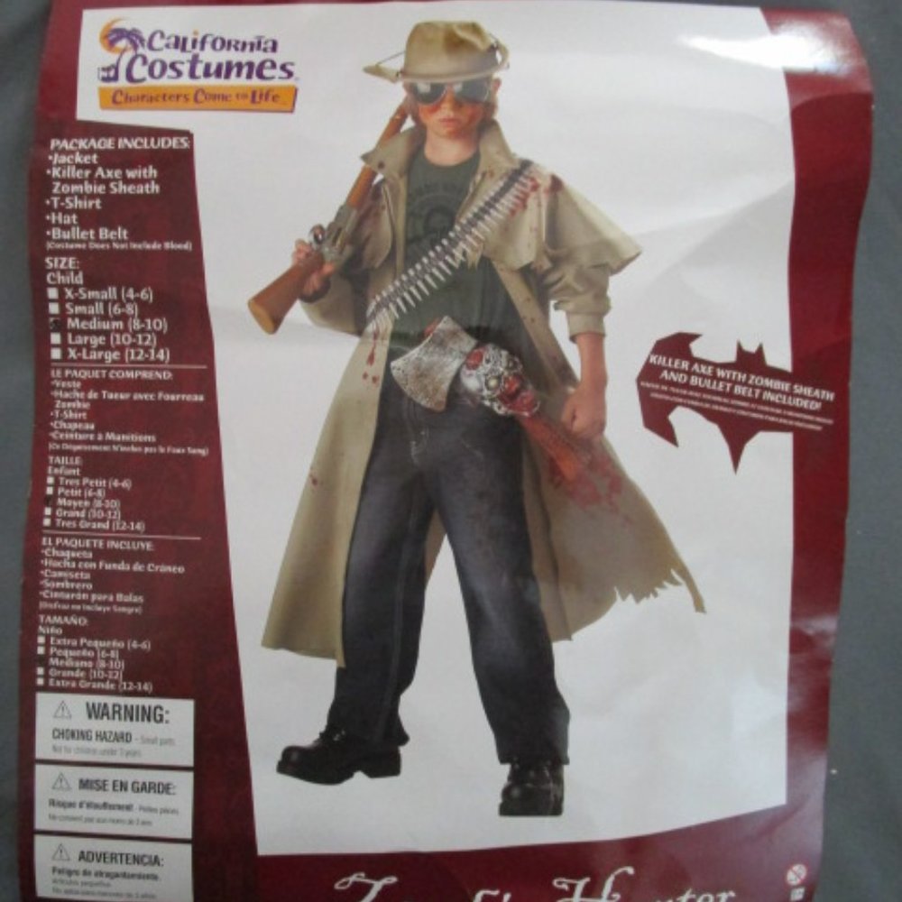 Zombie Hunter California Costumes Halloween Kids Costume